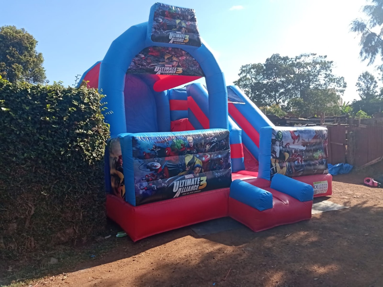 Ultimate Alliance Superheroes Bouncing Castle for Hire