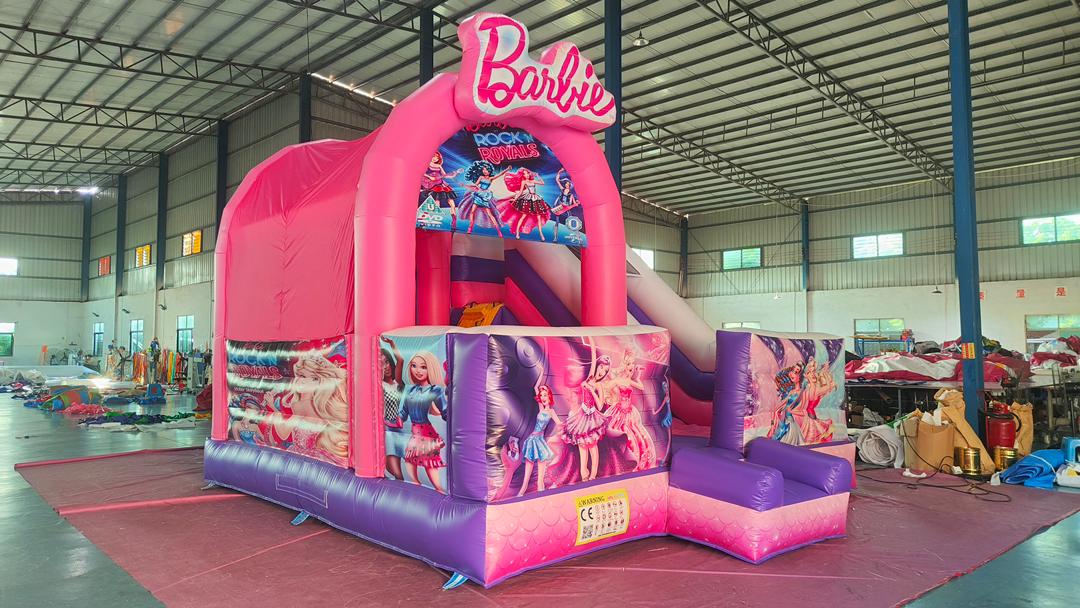 Berbie Themed Bouncing Castle for Hire