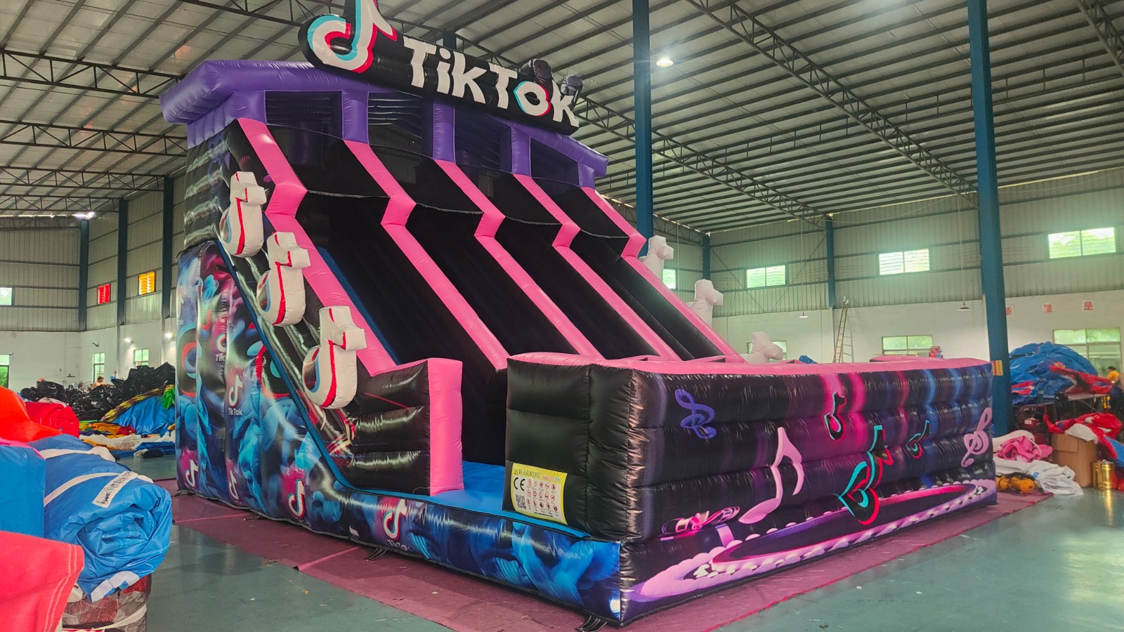 Gigantic Tiktok Bouncy Dry Slide for Hire