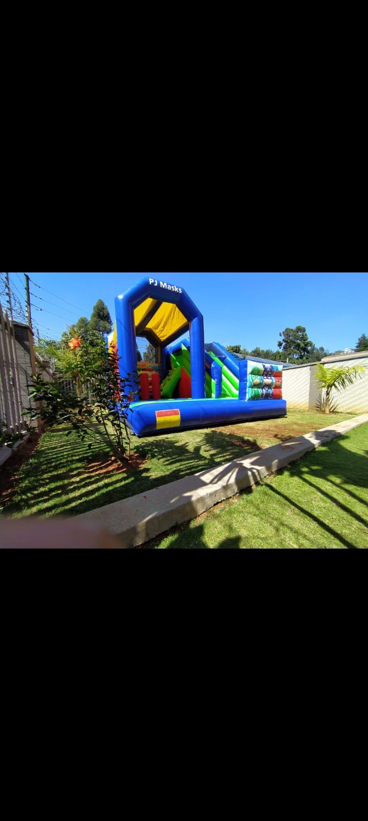 PJ Mask Moonwalk Bouncy Castle for Hire