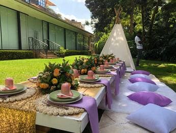 picnic setup ideas, simple birthday picnic setup, kids picnic setup, simple picnic setup in Nairobi