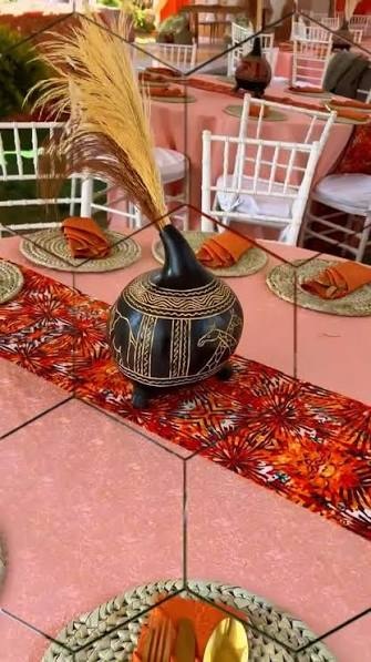 African Themed Centerpiece for hire in Nairobi - view 3