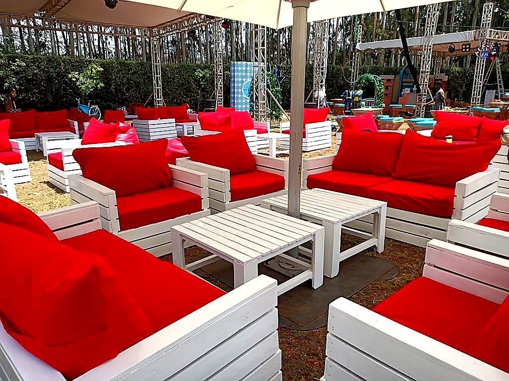 Pallet Sofas & Stools for hire in Nairobi - view 3