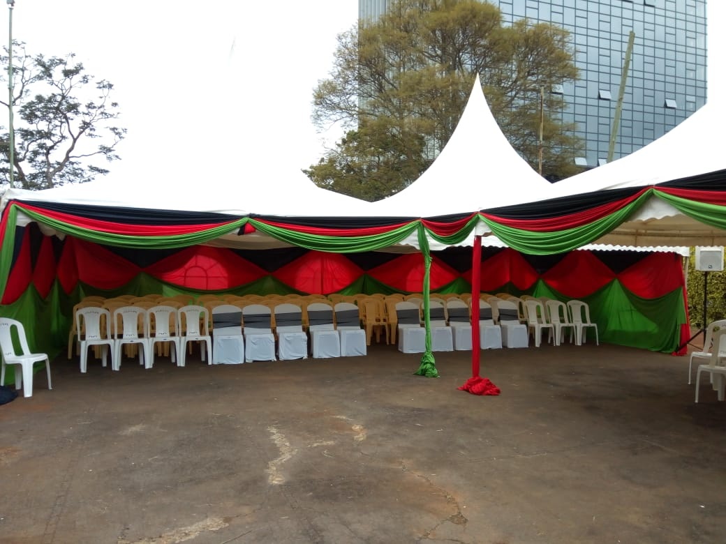 High Peak Draped Tent 6x12m for hire in Nairobi - view 10