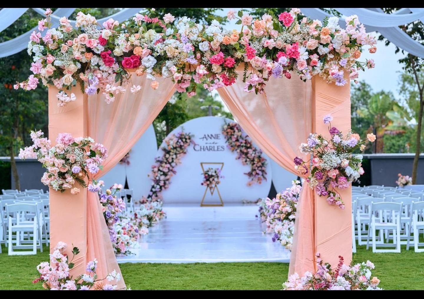 Show-Stopper High Table Backdrop &mdash; wedding item for hire in Nairobi (4)