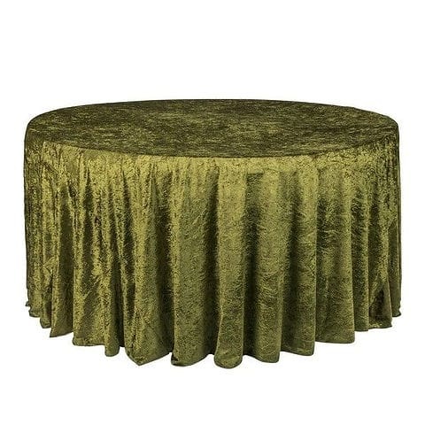 Velvet-Dressed Round Table (8-Seater) &mdash; wedding item for hire in Nairobi (3)