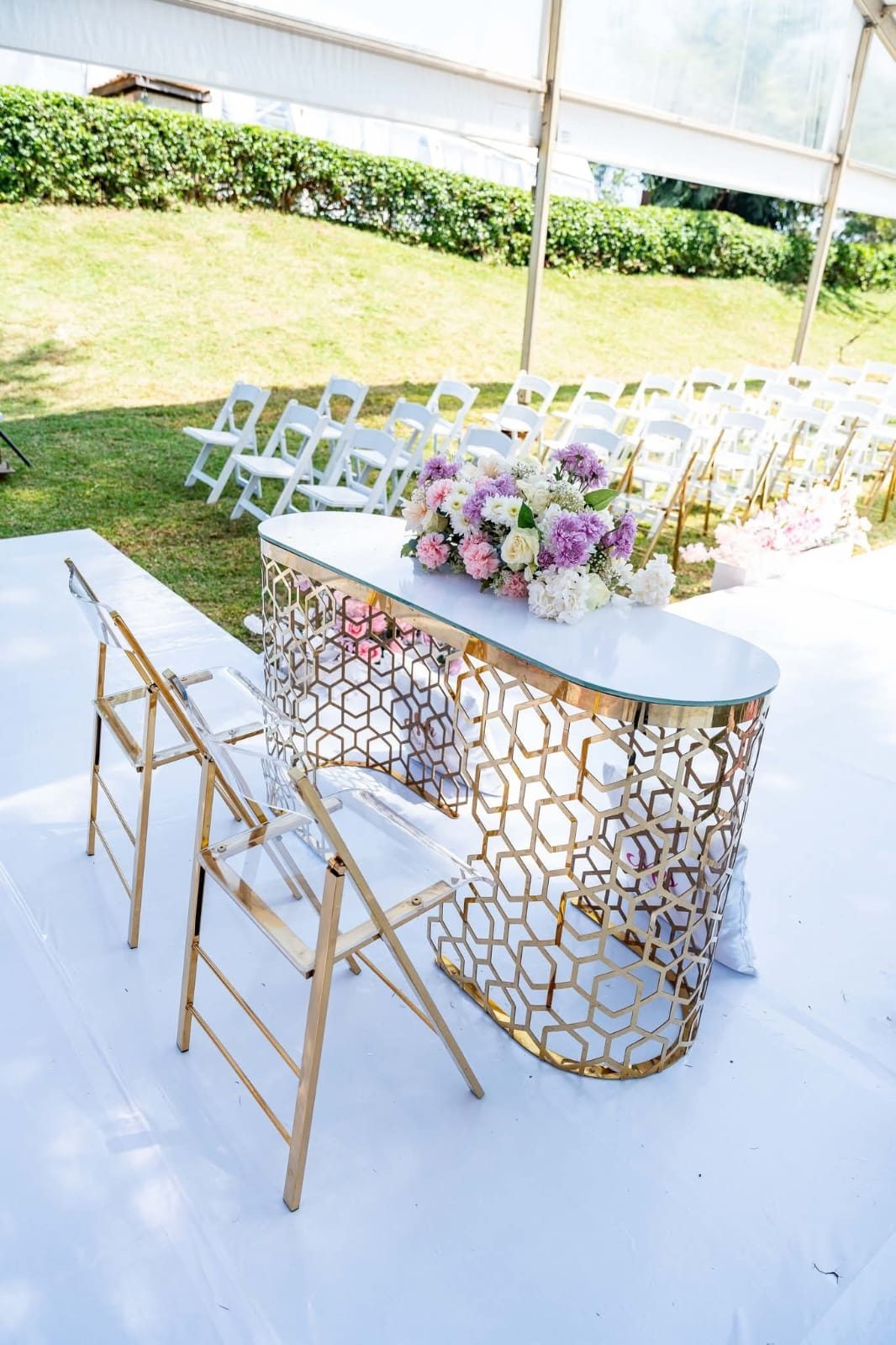 White Bridal Chair &mdash; wedding item for hire in Nairobi (2)